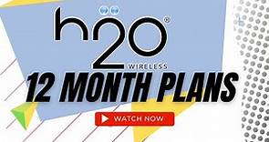 H2O Wireless 12 Month Plans