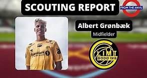 Scouting Report: Albert Grønbæk, Midfielder (FK Bodø/Glimt/Denmark)