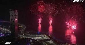 Light show and Fireworks at Jeddah 2021 - Formula 1