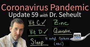 Coronavirus Update 59: Dr. Roger Seheult's Daily Regimen (Vitamin D, C, Zinc, Quercetin, NAC)