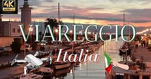 Viareggio Italia: Drone & Aerial Video Tour of the Viareggio Citta & Beach in 4k
