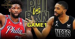 Philadelphia 76ers vs Brooklyn Nets Game 1 Full Highlights | 2023 ECR1 | FreeDawkins