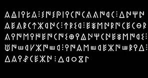 The First Runic Alphabet