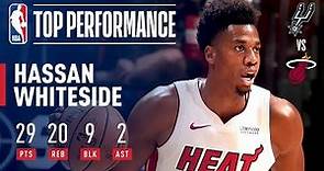 Hassan Whiteside With A Monster Performance! 29 Pts 20 Rebs 9 Blks! | November 7, 2018