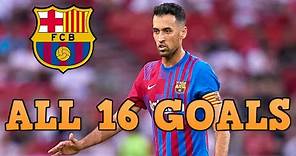 Sergio Busquets - All 16 Goals for Barcelona so far - 2008-2022