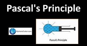 Pascal's Principle | Pressure