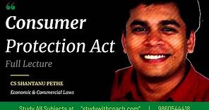 Consumer Protection Act 1986 Full Lecture Economic & Commercial Law