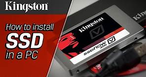 How to Install SSD in PC - Kingston Technology