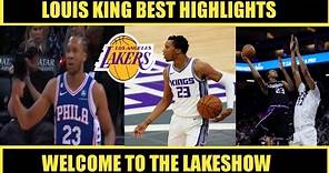 The Los Angeles Lakers have signed forward Louis King (Highlights)