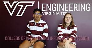 Virginia Tech College of Engineering Information Session