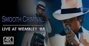 Michael Jackson: SMOOTH CRIMINAL Live at Wembley '88 | 4K ULTRA HD