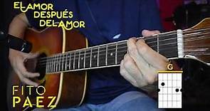 El Amor después del amor - Fito Páez - Acordes de Guitarra