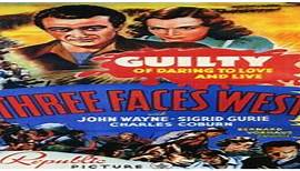 ASA 🎥📽🎬 Three Faces West (1940) a film directed by Bernard Vorhaus with John Wayne, Sigrid Gurie, Charles Coburn, Spencer Charters, Helen MacKellar