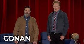 Nick Offerman Is Hysterical About CONAN’s Final Week - CONAN on TBS