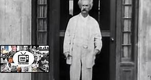 Mark Twain only Footage In Existance!!! Thomas Edison Film 1909, Kinetograph.