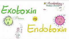 Exotoxins vs Endotoxins | Microbiology 🧫 & Infectious Diseases 🦠