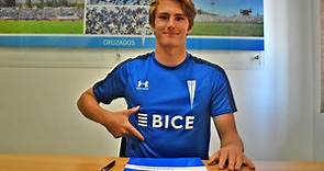 Milan Tudor sigue los pasos de su padre Luka y firma su primer contrato con la UC