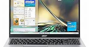 Acer Aspire 5 A515-56-32DK Slim Laptop - 15.6" Full HD IPS Display - 11th Gen Intel i3-1115G4 Dual Core Processor - 4GB DDR4 - 128GB NVMe SSD - WiFi 6 - Amazon Alexa - Windows 11 Home in S mode.