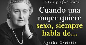 Citas muy sabias de Agatha Christie | Citas, aforismos, pensamientos sabios