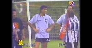 Tinelli. Cámara Complice (cámara oculta) a Marcelo Tinelli en la cancha de Fútbol, año 1997.
