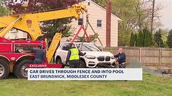 Driver crashes through fence into East Brunswick home’s swimming pool