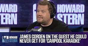 James Corden Reveals the Guest He Could Never Get on "Carpool Karaoke"