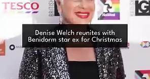 Denise Welch reunites with Benidorm star ex for Christmas