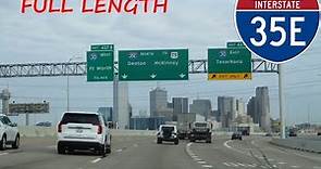 Interstate 35E - Texas northbound