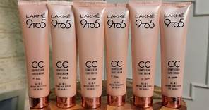 LAKME 9TO5 CC COMPLEXION CARE CREAM ALL 6 SHADES | RARA | HOW TO choose correct shades of cc cream