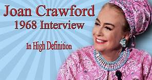 Joan Crawford 1968 Interview | Talks "Baby Jane," Clark Gable