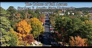 The Colors of Fall Across Stephen F. Austin State University Campus