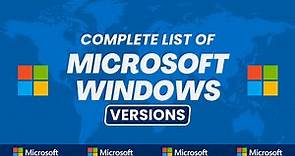Evolution of Microsoft Windows: A Journey Through All Versions of Windows