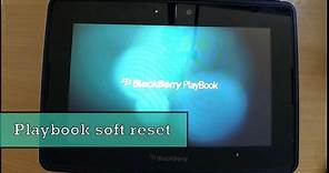BlackBerry PlayBook soft reset | DarTech