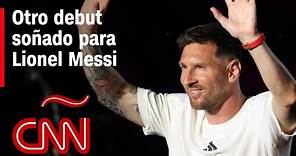 Resumen del debut de Lionel Messi en el Inter Miami