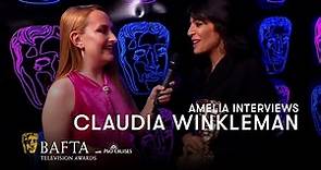 Claudia Winkleman PROPOSES to Amelia Dimoldenberg backstage at the BAFTAs | BAFTA TV Awards 2023