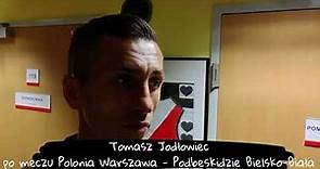 Tomasz Jodłowiec po meczu Polonia Warszawa - Podbeskidzie Bielsko Biała