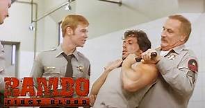 'Rambo Escapes Jail' Scene | Rambo: First Blood