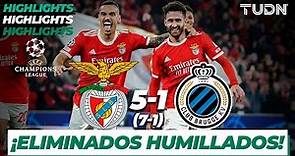 HIGHLIGHTS | Benfica 5(7)-(1)1Club Brujas | Champions League 2022/23 - 8vos | TUDN