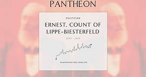 Ernest, Count of Lippe-Biesterfeld Biography - Count of Lippe-Biesterfeld