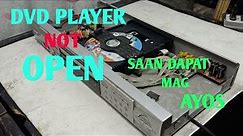 How to repair dvd player{good display but not open}