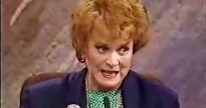Maureen O'Hara on Irish TV 1989
