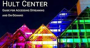 Hult Center Live Stream and On-Demand Walkthrough