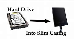 How to put xbox hard drive into Slim casing