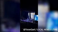 Lana Del Rey fans seen falling during concert
