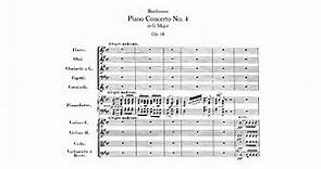 Beethoven: Piano Concerto No. 4 in G major, Op. 58 (with Score)