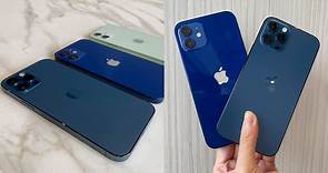 iPhone 12、iPhone 12 Pro開箱！海軍藍、太平洋藍實機比美，磚型邊框手感提升、夜拍模式更強