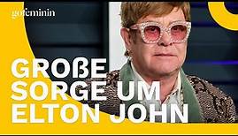 Sorge um Elton John: Der Sänger musste ins Krankenhaus