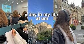 a day in my life at uni | university of edinburgh