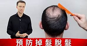 (頭髮3)預防掉髮、脫髮、禿頭與營養失調, 相關的營養素與內分泌作用. 柏格醫生Dr Berg