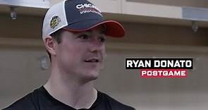 Ryan Donato reflects on goal and win in Vegas | Chicago Blackhawks